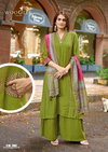 Chitrangna By Wooglee Barline Viscose Kurti With Bottom Dupatta Wholesale Online